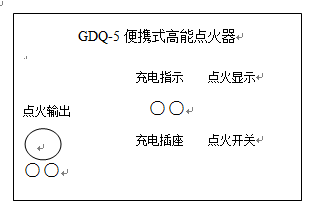 点火装置面板